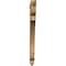 Ekena Millwork Olympic Arts & Crafts Smooth Bracket, Western Red Cedar, 3 1/2"W x 44"D x 48"H BKT04X44X48OLY03SWR - alternate 4